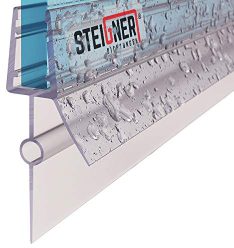 STEIGNER Duschdichtung, 80cm, Glasstärke 5/6 mm, Gerade PVC Ersatzdichtung für Dusche, UK22-06
