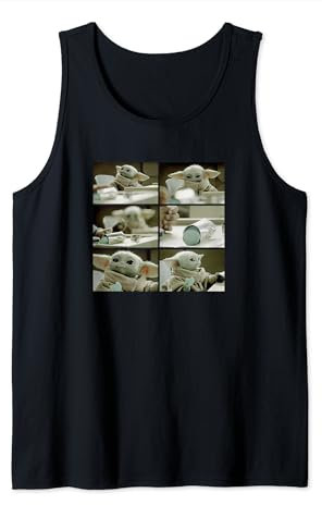 Star Wars: The Mandalorian The Child Cookie Stealer R12 Tank Top