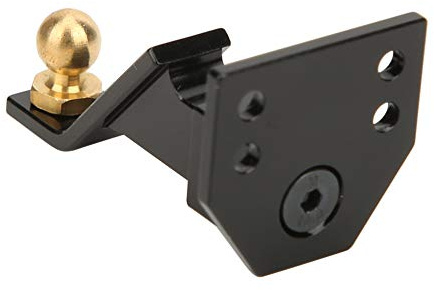 VGEBY RC Anhängerhaken 1/10 Metall Anhängerkupplung Schäkel Anhängerhaken für D90 RC SCX10 CC01 DIY Zubehör(Schwarz)