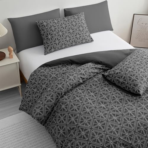 Pamposh King Size Duvet Cover Sets Premium Brushed Microfiber Duvet Cover King Size Ultrasoft Hypoallergenic Reversible King Duvet Covers Non Iron Luxury Bedding Set With Zipper Closure