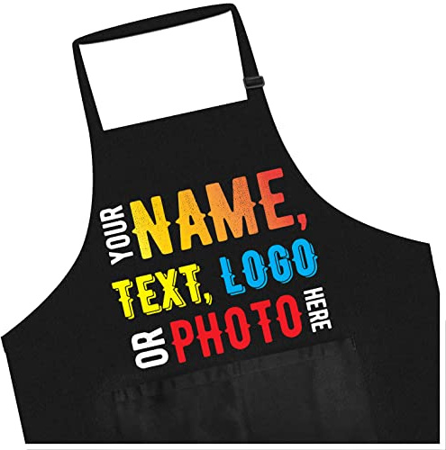 lepni.me Premium Kochschürzen | Kochen Backen Grillen für Haus und Restaurant | Schürzen mit Doppeltasche für Damen und Herren | Küchenschürze