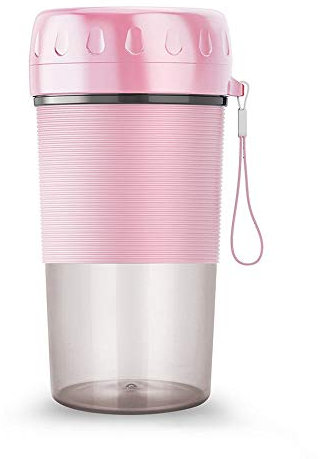 MXXHFC Spremiagrumi Portatile Ricarica USB Piccola Tazza di spremiagrumi Elettrico Mini Tazza di spremiagrumi Wireless di accompagnamento Acciaio Inossidabile 304 300 ml Adatto per Sport all'Aria a