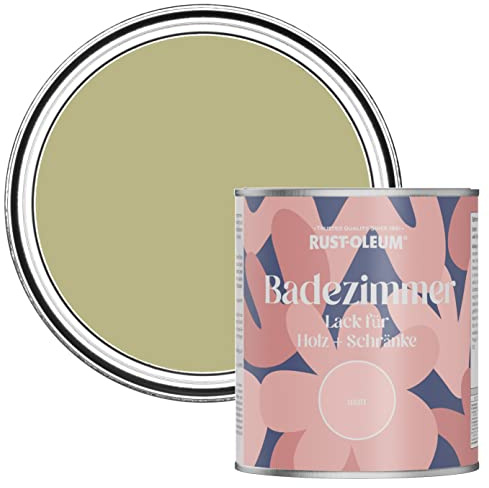 Rust-Oleum Green Moisture Resistant Bathroom Wood and Cabinet Paint in Matt Finish - SAGE GREEN 750ML