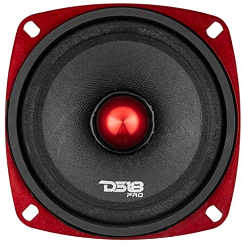 1 MIDRANGE Compatible avec DS18 Pro-X4.4BM 10 cm 100 mm 4 de diamètre 100 Watts rms et 200 Watts Max impédance 4 ohms sensibilité 90 DB spl, 1 pièce