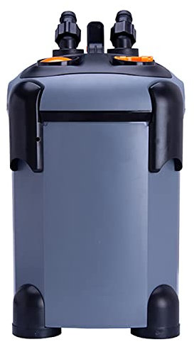 Filtro de Recipiente, Filtro de circulación de Agua para pecera, Filtro de Acuario Externo silencioso con lámpara UV de 9 W, Incluye Medio filtrante, Manguera y Barra rociadora, Kit Completo, p