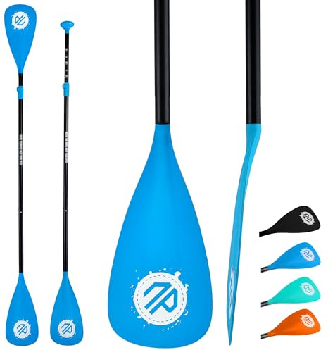 niphean Sup Paddle Board Paddle, 3&4-Piece Detachable Floating Inflatable Paddle Board Oar, Adjustable Kayak Paddle, Durable Paddle Board Accessories