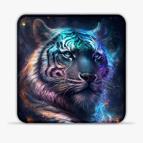 Tapis Souris Portable Nebula Tiger (30X30) CM 11.81(in) respectueux l'environnement Tapis Souris Bureau en Fibre Superfine Compatible avec Les Souris Laser et optiques
