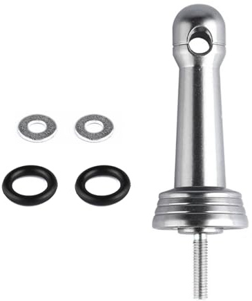 LUOFENG Pesca Ruota Balance Rod Universale Alluminio Mulinello Da Pesca Equilibratori Inserimento in/Vite in Stand con Guarnizione Anelli di Gomma