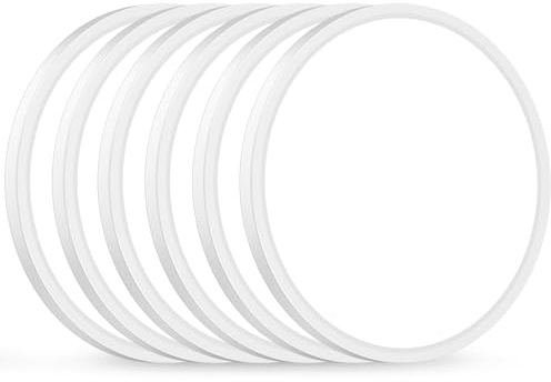 Brightever 12 Inch 6 Pack LED Flush Mount Ceiling Light Fixtures, Super Slim 0.67 Inch, 28W Dimmable LED Ceiling Light, 5000K Daylight 3200LM Modern Ceiling Lamps for Bedroom, Kitchen, Hallway, White