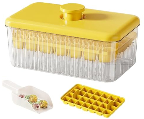 Tray with Lid, Ice Mould with Lid for Freezer, Tools for Making Ice Cubes for Cocktails, Wine, Fruits and Kitchen Accessories