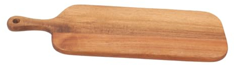 Sosoport Tagliere in Legno Massiccio con Manico Tavola Lunga per Formaggi Pane e Antipasti Supporto Resistente e Facile da Pulire per Servire Buffet e Eventi all Aperto