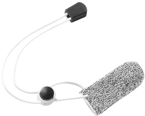 Beimus Funda de dedo ajustable resistente a los cortes, diseño antideslizante para manualidades, protección de pesca, cubierta de dedo resistente a los cortes