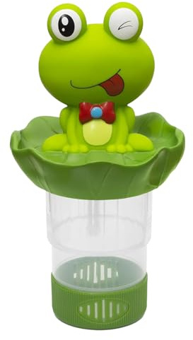 Float de comprimé de Chlore, Distributeur de Chlore pour Piscine | Porte-comprimés de de Grenouille,Pièces de Remplacement Spa à libération réglable de Grande capacité pour la Piscine ajuste 4