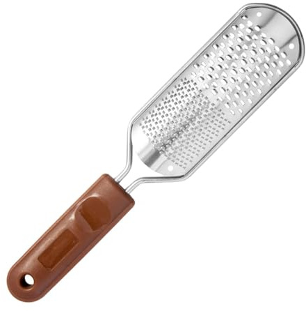 Calli Per Piedi Manico in Metallo Antiscivolo Portatile | Esfoliante per Piedi Rimuovi Pelle Morta Adatto A Pelle Dura Screpolata Morta Del Tallone, Asciutta E Bagnata, Casa