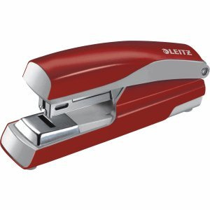 Leitz Heftgerät 5505 Flat-Clinch rot in Blisterverpackung