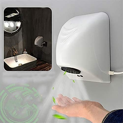 Asciugamani Elettrico In ABS, Asciuga Mani Elettrico, 600 W 220 V, Funzionamento Senza Contatto, For Bagni, Cliniche Mediche Commerciali, Industriali, Installazione Facile E Veloce
