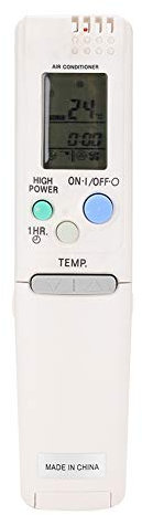 Telecomando per Climatizzatore Sanyo RCS‑4MVPS4EX, 2 Telecomandi CA Alimentati a Batterie AAA, Telecomando CA Universale con Distanza Remota di 10 M/33 Piedi