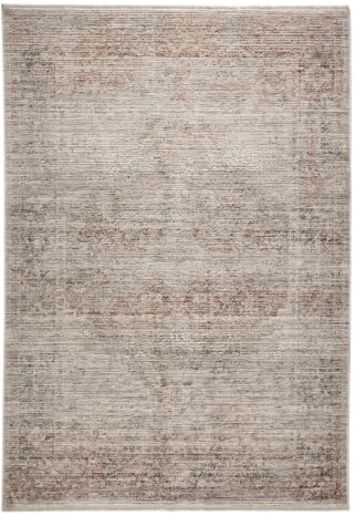 benuta Nest Teppich Anwar - Grau/Beige 80x150 cm - Kunstfaser - Rechteckig & im Style: Traditionell, Orient Style - Pflegeleicht für Wohnzimmer Schlafzimmer