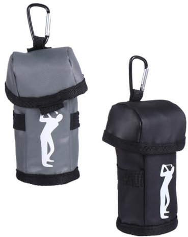 INOOMP 2stücke Tragbare Golftaschen Für Bälle Und Leicht Mit Clip Für Einfachen Transport Für Golfzubehör Und Outdoor-aktivitäten