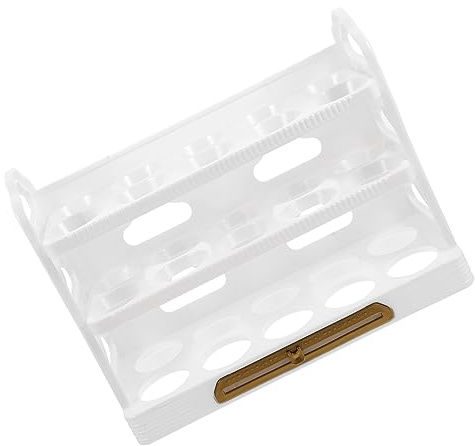 Housoutil Contenedor para Huevos para Refrigerador Bandeja Organizador de Huevos para Guardar la Nevera