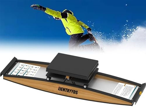 JJENXYYDS Ski-Trainingsgerät, Multifunktions-Cardio-Trainingsgerät, Kraft- und Balance-Trainingsgerät-Set, 150 kg belastbar, für Taillen-, Bauch- und Beintraining, mit Skistöcken und Matten