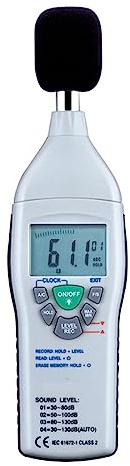 Decibelímetro Medidor De Ruido Digital Medidor De Prueba De Decibelios Rango Medidor De Nivel De Sonido