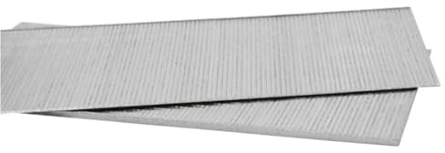 GAOJUDAF 1000 grapas plateadas, clavos de acero galvanizado resistentes a la abrasión for grapadoras neumáticas de enmarcado F50, F40 y F30(50mm)