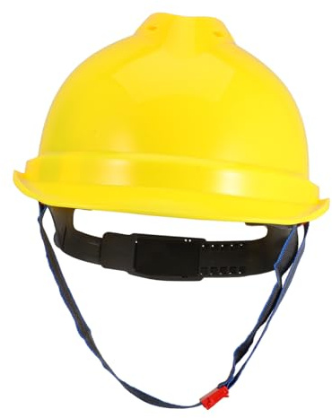 Toddmomy Casco de Seguridad Amarillo Transpirable con Ventilación Resistente para Construcción y Obra Ligero y Cómodo para Hombres y Mujeres Verano