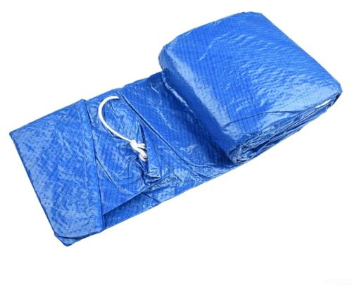 Trampolin-Abdeckung, 305 cm/366 cm Durchmesser, wasserdichte Wetterschutzabdeckung, robuste, runde Trampoline, Regen- und Staubschutz (305 cm)