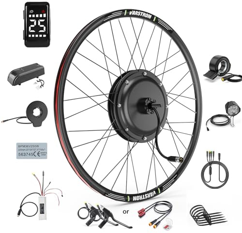 Varstrom 48V 1000W Ebike Conversion Kit 27.5 Inch Rear Wheel Hub Motor Kit with Controller & DZ40 Display Electric Bicycle Conversion Kit For Cassette Disc Brake MTB CTB