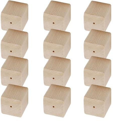 NOLITOY 12pcs Wooden Cake Decorating Flower Nail Stands Stable Baking Flower Display Bases for Precise Icing Placement Multifunctional Nail Holder for Home and Professional Bakers