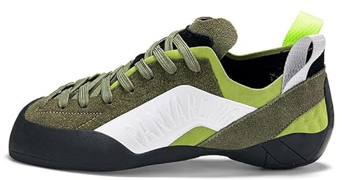 Rock Climbing Shoes for Men Bouldering Shoes for Indoor Outdoor Climbing Womens Sticky Rubber Anti-Slip Lightweight Breathable Green