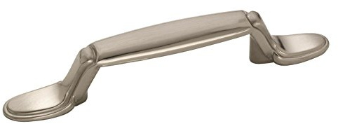 Amerock | Cabinet Pull | Satin Nickel | 3 inch (76 mm) Center to Center | Everyday Heritage | 1 Pack | Drawer Pull | Drawer Handle | Cabinet Hardware