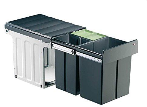Wesco Bio Trio Maxi Profi 857721-11 Einbau Abfallsammler Abfalltrennsystem