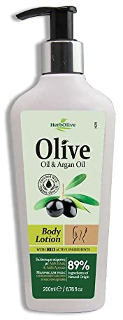 Herbolive Körperlotion mit Argan Öl, 1er Pack (1 x 200 ml)
