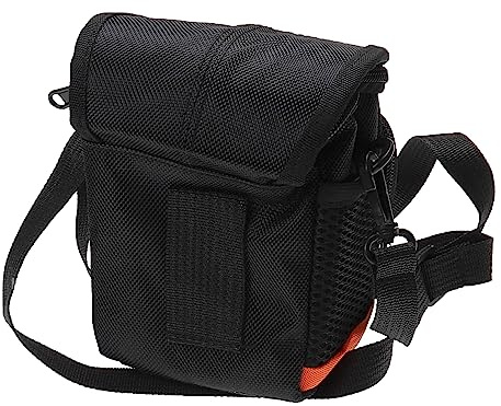 vhbw Camera Case Bag Compatible with Canon PowerShot SX510 HS, SX530 HS, SX400 is, SX520 HS Camera - Black + Shoulder Strap, 155 x 116 x 92 mm