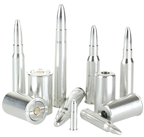 EUROHUNT Pufferpatrone aus Aluminium für Büchse 30.06 Spring, Silber
