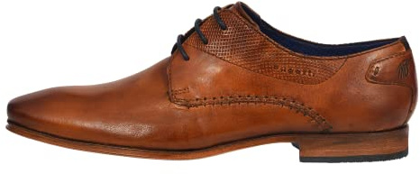 bugatti Herren Businessschuhe, Männer Business Schnürer,Anzugschuhe,Derby schnürung,Office,büro,Freizeit,Schnuerschuhe,Cognac (6300),45 EU / 10 UK