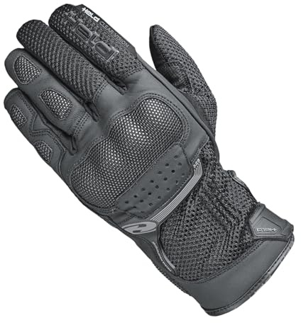 Held Desert II Motorrad-Handschuh Damen Schwarz 7 | Motorrad Handschuhe – Leder – CE zertifiziert – Knöchelprotektor – komfortabel für Touring & Adventure