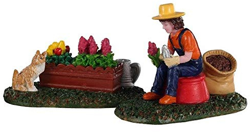 Lemax - Garden Grooming 02920 Figur Weihnachtsdorf Winterdorf