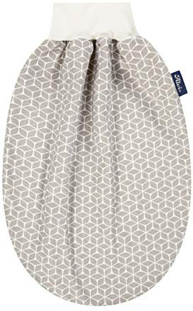 Alvi Baby Schlupfmäxchen light Exclusiv | Schlafsack 0-3 Monate | Baby-Schlafsack 100% Baumwolle | Sommerschlafsack waschbar