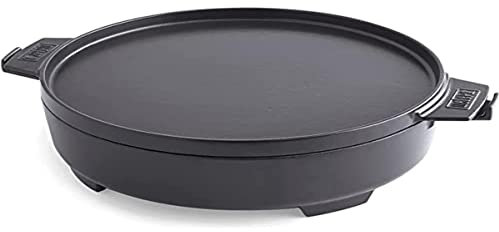 Weber 8857 Cocotte Gourmet Grill Topf, Schwarz