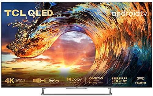 TCL 55C729K QLED Gaming TV 55 Inch Smart TV, 4K UHD, HDR 10+, Dolby Vision Atmos, ONKYO Loudspeaker, Google Duo, Google Assistant and Alexa, Amazon Exclusive