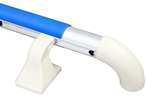 GXYAWPJ - Scala Corrimano PVC Plastica Tubo Tondo Casa di Cura Corridoio Ringhiera A Parete Anziani Supporto Sicuro Antiscivolo Scuola Materna Passamano per Scale Lega di Alluminio(Size:100cm)