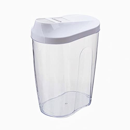 BWLZSP Haushalts-Waschpulver-Box, klein, transparent, Waschmittelbox, transparenter Behälter, Aufbewahrungsbehälter, Wäschepulverfass, Behälter, Spender