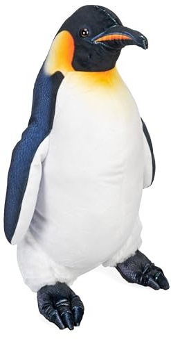 Wild Republic Artist Collection Kaiserpinguin, Geschenk für Kinder, 38 cm, Plüschtier, Füllmaterial besteht aus versponnenen recycelten Wasserflaschen, 15