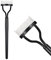 URAQT Separador de Pestañas, Peine Pestañas con Ergonómicamente Doblado, Cepillo Pestañas, Herramienta de Peinado de Pestañas para Salon de Belleza y Hogar