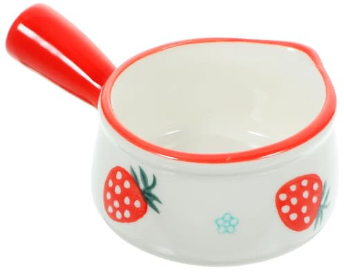 Cabilock Contenedor De Leche De Cerámica Asa Jarra De Leche Para Salsas Plato De Cerámica Para Cocina y Restaurantes Diseño Simple y Práctico Para Cafeterías y Comedores