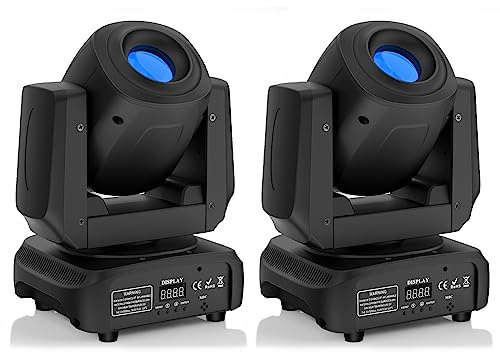 UKing 100W Moving Heads LED Strahler DMX 512 RGBW Prisma RGBW Lichteffekt 8 Farben 8 Gobos für DJ Disco Band Show Party Bühnenlichter