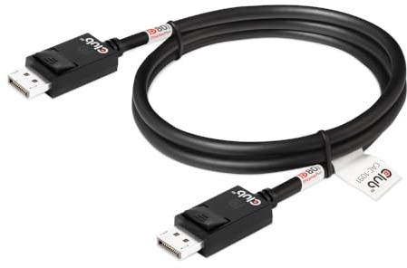 Club3D CAC-1091 DisplayPort™ 2.1 Bi-Direktionales VESA DP80 zertifiziertes Kabel 4K120Hz, 8K60Hz oder 10K30Hz St/St 1.2m